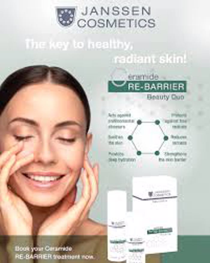 JANSSEN COSMETICS Ceramide RE-BARRIER Beauty Duo Oros kai Krema ga Suggratisi tis ugasias kai Enisxusi tou udatikou Fragou 15ml+30ml